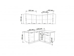 Кухонный гарнитур 17 Грецкий орех 1400х1450 в Озёрске - ozyorsk.mebel74.com | фото 2