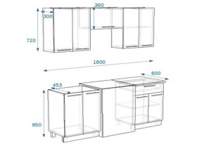 Кухонный гарнитур 1Р РоялВуд 1800 мм в Озёрске - ozyorsk.mebel74.com | фото 2