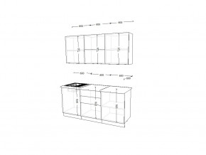 Кухонный гарнитур 23 Лофт 1800 мм в Озёрске - ozyorsk.mebel74.com | фото 2