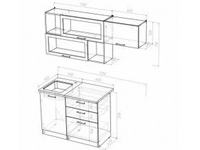 Кухонный гарнитур Алина экстра 1700 мм в Озёрске - ozyorsk.mebel74.com | фото 5