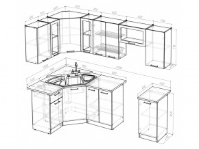 Кухонный гарнитур Арина оптима 1300х2500 мм в Озёрске - ozyorsk.mebel74.com | фото 6