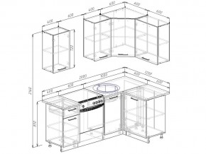 Кухонный гарнитур Дели 2000х1200 в Озёрске - ozyorsk.mebel74.com | фото 2