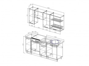 Кухонный гарнитур Жемчуг 1800 в Озёрске - ozyorsk.mebel74.com | фото 3