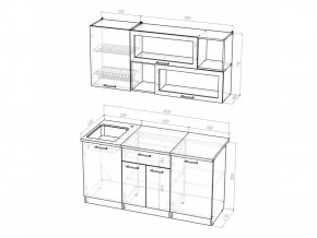 Кухонный гарнитур Кира стандарт 1600 мм в Озёрске - ozyorsk.mebel74.com | фото 5