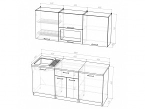 Кухонный гарнитур Лариса макси 1 1800 мм в Озёрске - ozyorsk.mebel74.com | фото 5