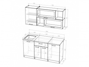 Кухонный гарнитур Лариса стандарт 1 1600 мм в Озёрске - ozyorsk.mebel74.com | фото 5