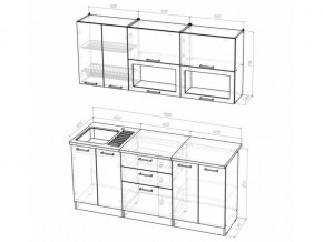 Кухонный гарнитур Лоретта макси 1800 мм в Озёрске - ozyorsk.mebel74.com | фото 6