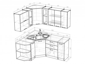 Кухонный гарнитур Лоретта оптима 1500х1800 мм в Озёрске - ozyorsk.mebel74.com | фото 6