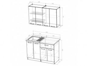 Кухонный гарнитур Ольга лайт 1 1200 мм в Озёрске - ozyorsk.mebel74.com | фото 5