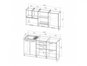 Кухонный гарнитур Ольга стандарт 4 1600 мм в Озёрске - ozyorsk.mebel74.com | фото 5