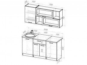 Кухонный гарнитур Паола стандарт 1600 мм в Озёрске - ozyorsk.mebel74.com | фото 6