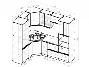 Кухонный гарнитур Симфония оптима 1800х2400 мм в Озёрске - ozyorsk.mebel74.com | фото 6