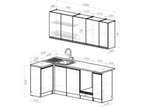 Кухонный гарнитур Симфония прайм 400х1100х2000 мм в Озёрске - ozyorsk.mebel74.com | фото 6