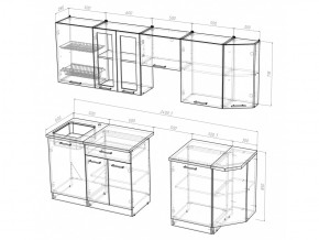 Кухонный гарнитур Симона базис 2400 мм в Озёрске - ozyorsk.mebel74.com | фото 3