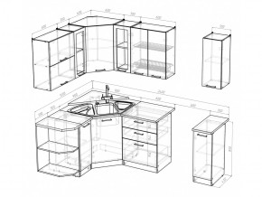 Кухонный гарнитур Татьяна оптима 1500х1800 мм в Озёрске - ozyorsk.mebel74.com | фото 6