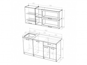 Кухонный гарнитур Татьяна стандарт 1600 мм в Озёрске - ozyorsk.mebel74.com | фото 5