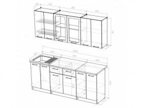 Кухонный гарнитур Татьяна ультра 2000 мм в Озёрске - ozyorsk.mebel74.com | фото 5