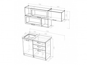 Кухонный гарнитур Яна экстра 1700 мм в Озёрске - ozyorsk.mebel74.com | фото 5