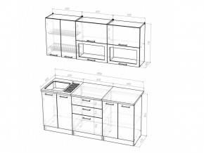 Кухонный гарнитур Яна макси 1800 мм в Озёрске - ozyorsk.mebel74.com | фото 6