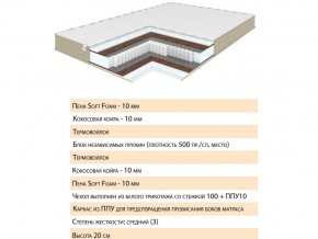 Матрас Эскель 120х200 в Озёрске - ozyorsk.mebel74.com | фото 2