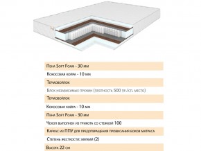 Матрас Шалла 120х200 в Озёрске - ozyorsk.mebel74.com | фото 2