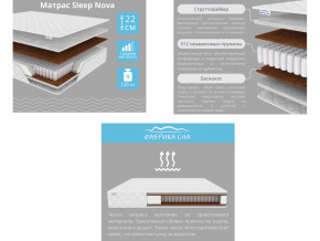 Матрас Sleep Nova шириной 1800 мм в Озёрске - ozyorsk.mebel74.com | фото 2