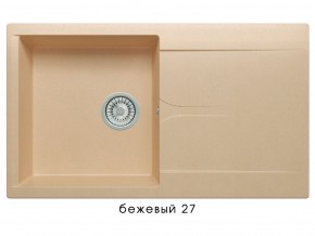 Мойка гранитная Gals-860 Бежевый 27 в Озёрске - ozyorsk.mebel74.com | фото 1