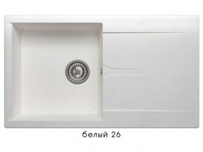 Мойка гранитная Gals-860 Белый 26 в Озёрске - ozyorsk.mebel74.com | фото 1