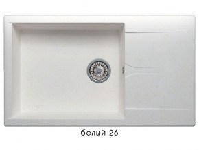 Мойка гранитная Gals-862 Белый 26 в Озёрске - ozyorsk.mebel74.com | фото