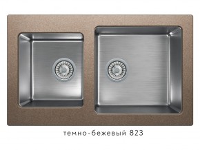 Мойка комбинированная Tolero twist TTS-840 Темно-бежевый 823 в Озёрске - ozyorsk.mebel74.com | фото