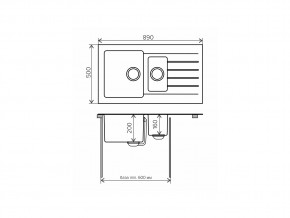 Мойка комбинированная Tolero twist TTS-890 Сафари 102 в Озёрске - ozyorsk.mebel74.com | фото 2