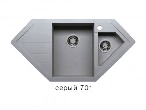 Мойка кварцевая Tolero R-114 Серый 701 в Озёрске - ozyorsk.mebel74.com | фото 1