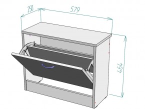 Обувница W1 в Озёрске - ozyorsk.mebel74.com | фото 3