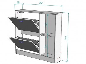 Обувница W102 в Озёрске - ozyorsk.mebel74.com | фото 3