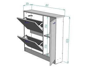 Обувница W105 в Озёрске - ozyorsk.mebel74.com | фото 3