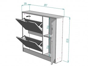 Обувница W106 в Озёрске - ozyorsk.mebel74.com | фото 3