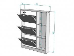 Обувница W108 в Озёрске - ozyorsk.mebel74.com | фото 3