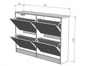 Обувница W11 в Озёрске - ozyorsk.mebel74.com | фото 3