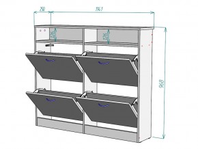 Обувница W15 в Озёрске - ozyorsk.mebel74.com | фото 3