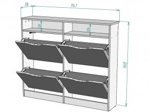 Обувница W16 в Озёрске - ozyorsk.mebel74.com | фото 3