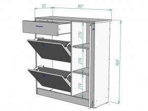 Обувница W35 в Озёрске - ozyorsk.mebel74.com | фото 3