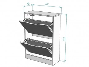 Обувница W4 в Озёрске - ozyorsk.mebel74.com | фото 3