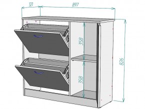 Обувница W69 в Озёрске - ozyorsk.mebel74.com | фото 3