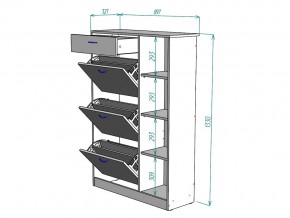 Обувница W80 в Озёрске - ozyorsk.mebel74.com | фото 3