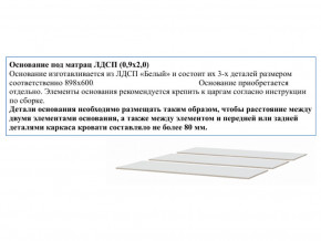 Основание из ЛДСП 0,9х2,0м в Озёрске - ozyorsk.mebel74.com | фото