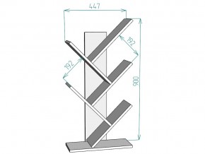 Полка для книг S2 в Озёрске - ozyorsk.mebel74.com | фото 3