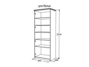 Шкаф 2-х створчатый для белья Ольга 13 в Озёрске - ozyorsk.mebel74.com | фото 3