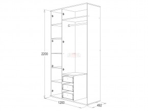 Шкаф 3-х створчатый Ольга 14 в Озёрске - ozyorsk.mebel74.com | фото 2