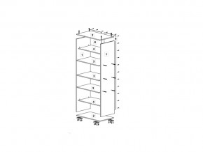 Шкаф 600 для одежды ДМ ТМК Дуб млечный-венге в Озёрске - ozyorsk.mebel74.com | фото 2