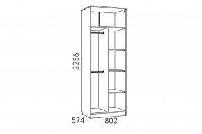 Шкаф для одежды Фанк НМ 014.07 М в Озёрске - ozyorsk.mebel74.com | фото 3